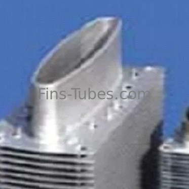 خرید DELLOK پیش گرم کننده هوا بیضوی لوله های بال فلز کربن آنودیزه شده online manufacture