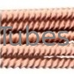 DELLOK ضخامت دیواره لوله 0.5mm لوله Fin Extruded برای پوشش پودری / گالوانیزه