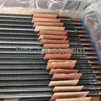 DELLOK کاندنسر مس آلومینیوم Alu1060 16mm Square Fin Tube