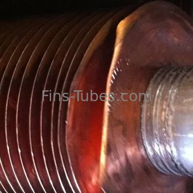 DELLOK آلومینیوم مس فولاد ضد زنگ TP304L 0.4mm لوله Fin جاسازی شده