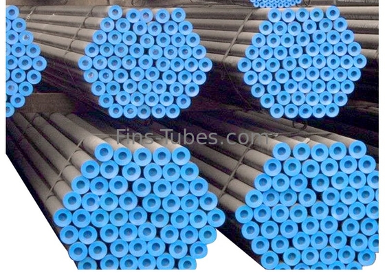 DELLOK نقاشي سياه لوله فولاد کربن بدون سلسله Sch40 / Sch80 / Sch160 Astm A106