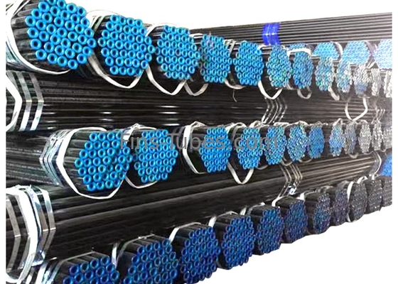 DELLOK نقاشي سياه لوله فولاد کربن بدون سلسله Sch40 / Sch80 / Sch160 Astm A106